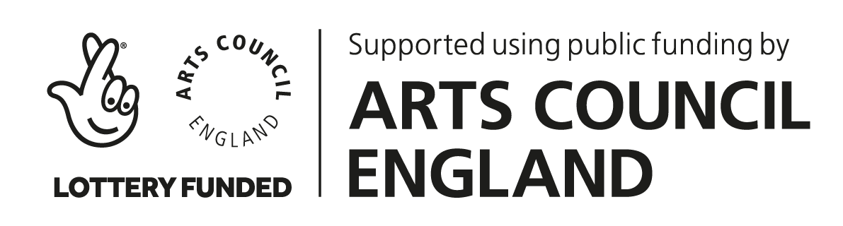 Arts Council England logo in black and white.
